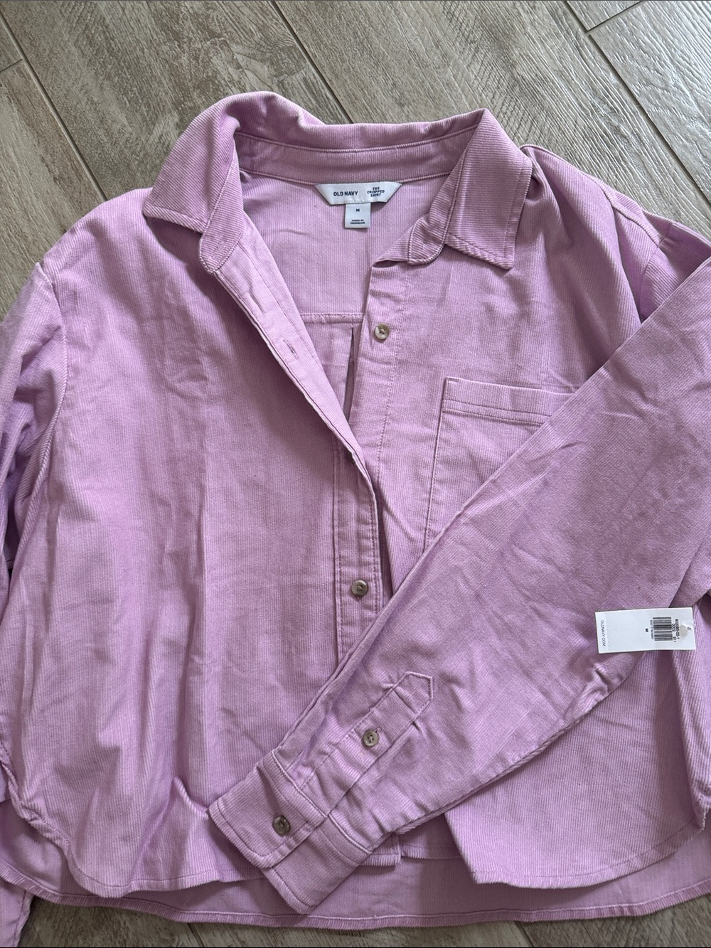Pink button down jacket - Picture 4 of 5